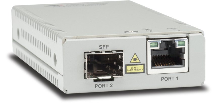 Allied Telesis AT-MMC2000/SP-960 convertitore multimediale di rete 1000 Mbit/s 850 nm Modalità multipla Argento