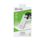 Celly WLFASTSTANDWH mobile device charger Smartphone White USB Wireless charging Indoor