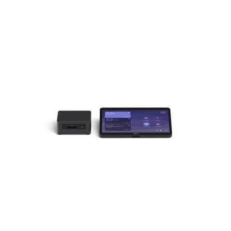 Logitech BASE Microsoft Teams Rooms (no AV) with Tap + Intel NUC - video conferencing kit - with Intel NUC, Logitech JumpStart (90 days)