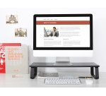 Soporte para monitor escritorio Negro