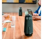 Owl Labs Meeting Owl 4+ – Caméra de visioconférence intelligente 4K, microphone et haut-parleur à 360°, avec des fonctionnalités telles que la focalisation automatique sur la personne qui parle, le zoom intelligent et l’égalisation du bruit
