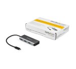 StarTech.com Hub USB-C à 3 Ports avec Lecteur de Carte SD - 3 x USB-A & 1 x Slot SD - Mini Hub USB 3.2 Gen 2 (10Gbps) Type C pour PC Portable - Alimenté par Bus - Compatible avec Thunderbolt 3