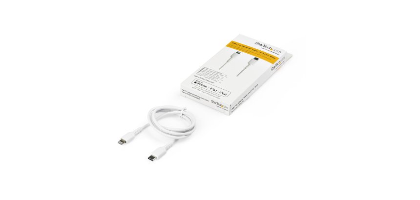 StarTech.com Câble USB-C vers Lightning - 1 m - Blanc
