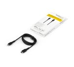 StarTech.com Câble USB-C vers Lightning Noir Robuste 1m - Câble de Charge/Synchronistation USB Type C vers Lightning Fibre Aramide - iPad/iPhone 12 Certifié Apple MFi