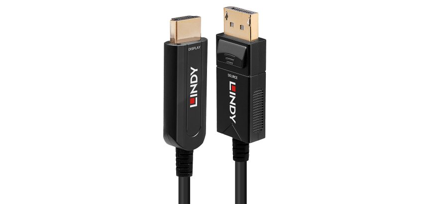 Lindy 38491 adaptador de cable de vídeo Negro