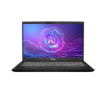 MSI Modern 15 H AI C2HMG-288FRNN Intel Core Ultra 5 225H Ordinateur portable 39,6 cm (15.6") Full HD 16 Go DDR5-SDRAM 512 Go SSD Wi-Fi 6E (802.11ax) Windows 11 Pro Noir AZERTY Français