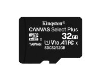 Kingston Technology 32GB micSDHC Canvas Select Plus 100R A1 C10 Card + ADP