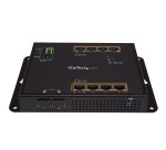 StarTech.com Switch Industriel POE+ Gigabit Ethernet 8 ports - 2 connexions MSA SFP - 30W - Switch Gbe Haute Puissance L2 adminstrable renforcé - Fixation murale Rail DIN IP-30/ -40C° à 75C°