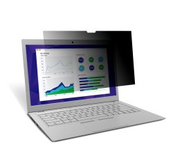 3M Filtre de confidentialité pour ordinateur portable à écran panoramique edge-to-edge 13,3"