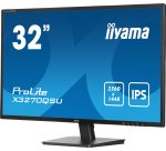 iiyama ProLite X3270QSU-B1 Monitor PC 80 cm (31.5") 2560 x 1440 Pixel Wide Quad HD LED Nero