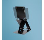 R-Go Tools Support pour tablette et ordinateur portable R-Go Riser Duo, adapté pour écran de 10 à 22 pouces, noir