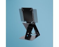 R-Go Tools Support pour tablette et ordinateur portable R-Go Riser Duo, adapté pour écran de 10 à 22 pouces, noir