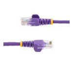 StarTech.com Cat5e Ethernet Patch Cable with Snagless RJ45 Connectors - 10 m, Purple