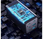 Conceptronic OZUL06BE Caricabatterie per dispositivi mobili Universale Nero AC Ricarica rapida Interno