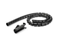 StarTech.com Gaine spirale range-câble Noir - 2,5 m - Diamètre de 25 mm