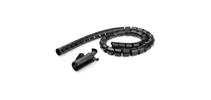 StarTech.com Gaine spirale range-câble Noir - 1,5 m - Diamètre de 25 mm