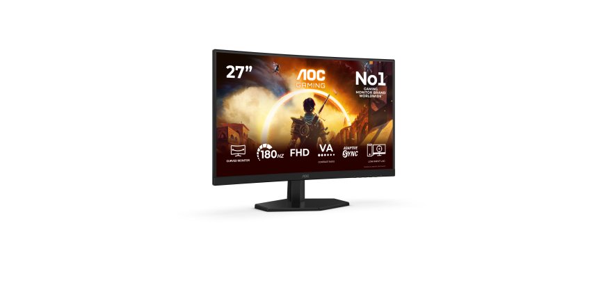 AOC G4 27" IPS FHD 180Hz Monitor PC 68,6 cm (27") 1920 x 1080 Pixel Full HD LCD Nero, Rosso