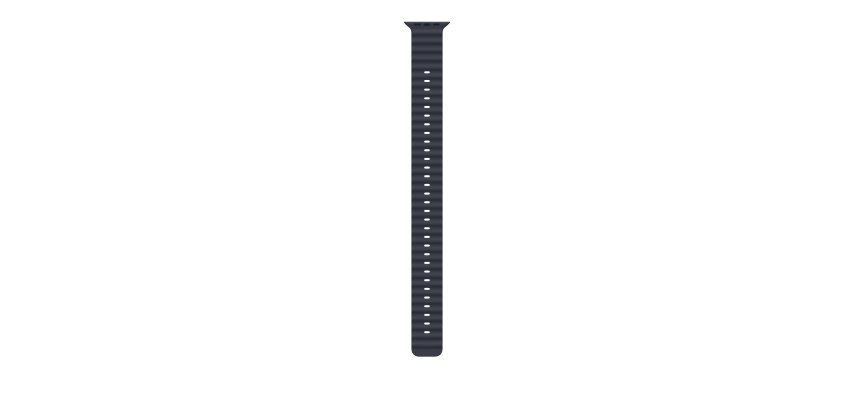 Apple MXTJ3ZM/A accessoire intelligent à porter sur soi Bande Marine Fluoroélastomère, Titane