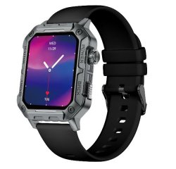 Nilox NXSWTRAILWATCH Relojes inteligentes y deportivos 4,85 cm (1.91") Digital 320 x 385 Pixeles Pantalla táctil Acero inoxidable