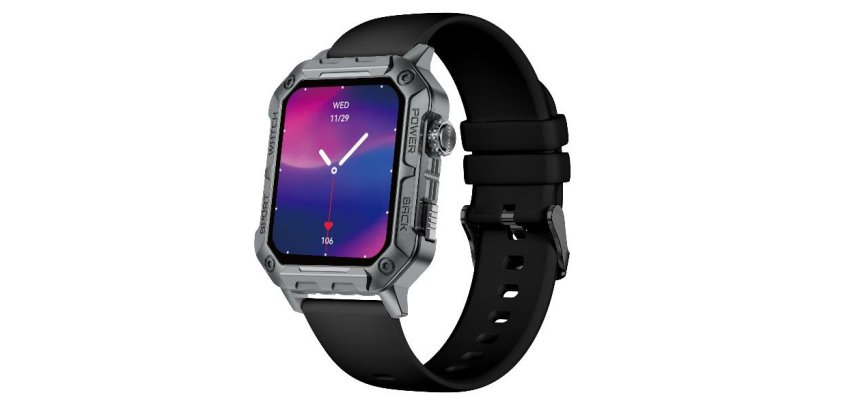 Nilox NXSWTRAILWATCH Relojes inteligentes y deportivos 4,85 cm (1.91") Digital 320 x 385 Pixeles Pantalla táctil Acero inoxidable