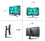 Philips Evnia 27M2N3200A/00 écran plat de PC 68,6 cm (27") 1920 x 1080 pixels Full HD LCD Noir