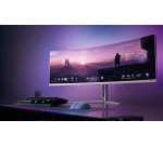 Philips Evnia 8000 49M2C8900L/00 écran plat de PC 124,2 cm (48.9") 5120 x 1440 pixels Dual QHD QD-OLED Blanc