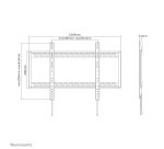 Neomounts LFD-W1000 Support pour écran mural 60-100" - fixe