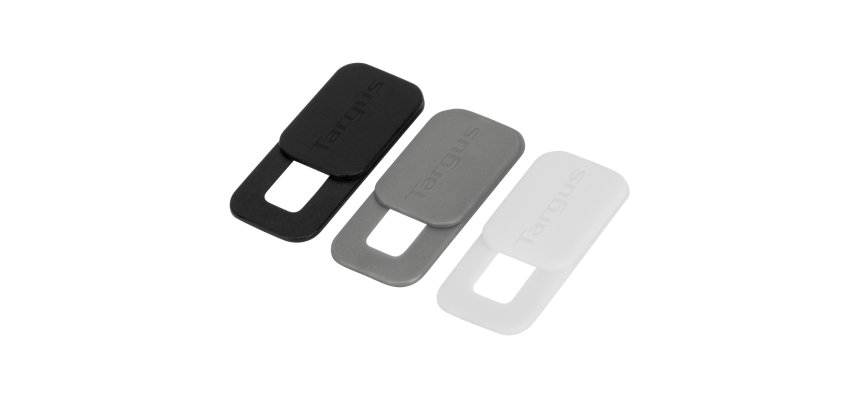 Targus AWH025GL accessoire de webcam Couvercle de protection de propriété Noir, Gris, Blanc
