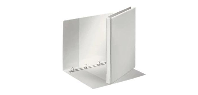 Classeur à anneaux personnalisable, A4+, blanc