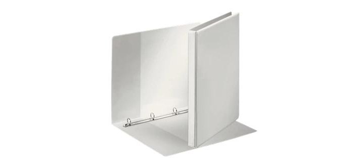 Classeur à anneaux personnalisable, A4+, blanc