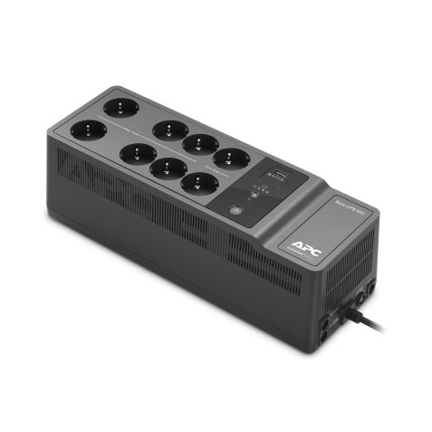 APC Back-UPS 650VA 230V 1 USB charging port - (Offline-) USV sistema de alimentación ininterrumpida (UPS) En espera (Fuera de línea) o Standby (Offline) 0,65 kVA 400 W 8 salidas AC