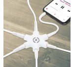 Celly MIX5LINEIN35WH splitter audio Bianco