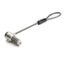 StarTech.com Universal Laptop Cable Lock Expansion Loop - 6” (15cm) Anti Theft 4-Digit Combination K-Slot Lock - Computer Security Cable to Create Twin/Multi-Head Lock for Multiple Devices