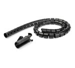 StarTech.com Gaine spirale range-câble Noir - 1,5 m - Diamètre de 25 mm