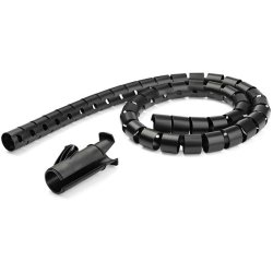 StarTech.com Gaine spirale range-câble Noir - 1,5 m - Diamètre de 25 mm