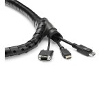 StarTech.com Gaine spirale range-câble Noir - 1,5 m - Diamètre de 25 mm