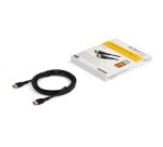 StarTech.com Câble HDMI Fin de 2m, Câble HDMI 2.0 Flexible Certifié Premium avec Ethernet, UHD 4K 60Hz HDR10, Conception Durable en Fibre d'Aramide avec Gaine en TPE