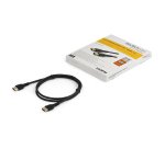 StarTech.com Câble HDMI Fin de 1m, Câble HDMI 2.0 Flexible Certifié Premium avec Ethernet, UHD 4K 60Hz HDR10, Conception Durable en Fibre d'Aramide avec Gaine en TPE