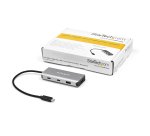 StarTech.com Hub USB-C 4 Ports - 2x USB-A et 2x USB-C - Hub SuperSpeed 10Gbps USB Type-C 3.2 Gen 2 - Alimentation Bus USB - Adaptateur USB-C vers USB - Aluminium - Câble 25 cm
