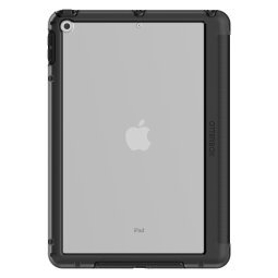 OtterBox Coque Symmetry Folio pour iPad 7th/8th/9th gen, Antichoc, anti-chute, étui folio de protection fin, testé selon les normes militaires, Noir, livré sans emballage