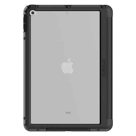 OtterBox Coque Symmetry Folio pour iPad 7th/8th/9th gen, Antichoc, anti-chute, étui folio de protection fin, testé selon les normes militaires, Noir, livré sans emballage