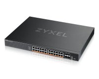 Zyxel XMG2230-28HP Géré L2/L3 2.5G Ethernet (100/1000/2500) Connexion Ethernet, supportant l'alimentation via ce port (PoE) 1U Noir
