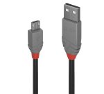 Lindy Câble USB 2.0 type A vers Micro-B, Anthra Line, 1m