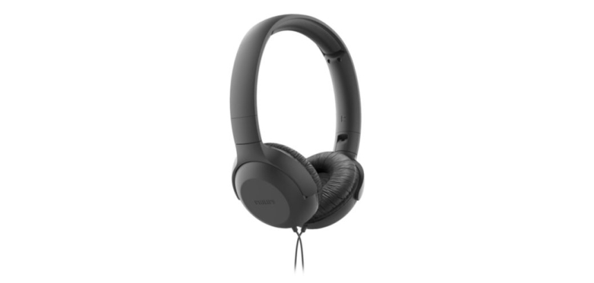 Philips TPV UH 201 BK Auricolare Cablato A Padiglione Musica e Chiamate Nero