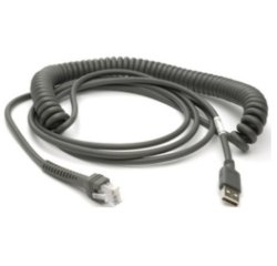 Zebra CBA-U29-C15ZBR cable USB USB 2.0 4,57 m USB A Negro