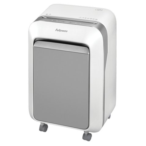 Fellowes LX Series Powershred LX21 destructeur de papier Découpage par micro-broyage Gris, Blanc