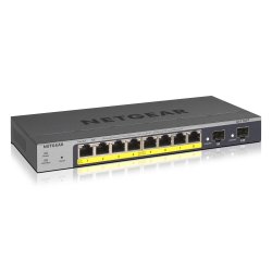NETGEAR GS110TP Géré L2/L3/L4 Gigabit Ethernet (10/100/1000) Connexion Ethernet, supportant l'alimentation via ce port (PoE) Gris