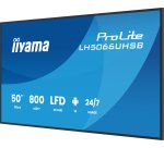 iiyama LH5066UHSB-B1AG Écran d'affichage dynamique Écran plat de signalisation numérique 127 cm (50") LCD Wifi 800 cd/m² 4K Ultra HD Noir Intégré dans le processeur Android 24/7