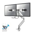 Neomounts NM-D775DXSILVER Monitor arm 10-32" - gas spring - Topfix - 180°-stop