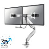 Neomounts NM-D775DXSILVER Support d'écran à fixer 10-32" - ressort à gaz - Topfix - arrêt 180°